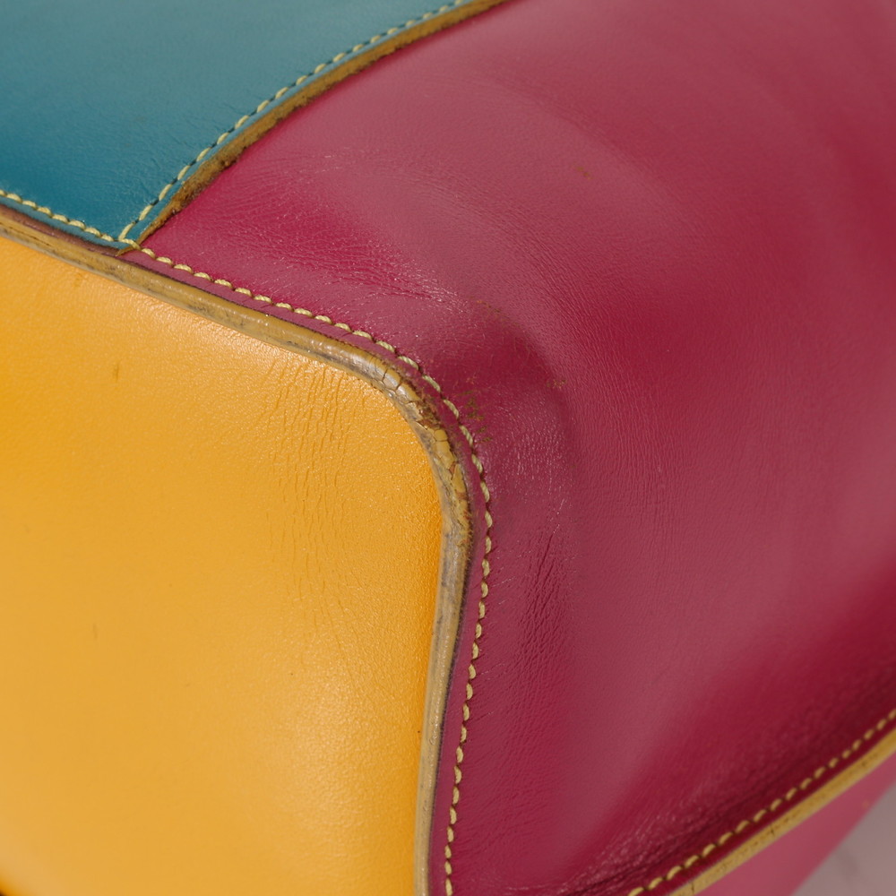 Fendi Leather Shoulder Bag Tote Pink AET - Picture 9 of 15